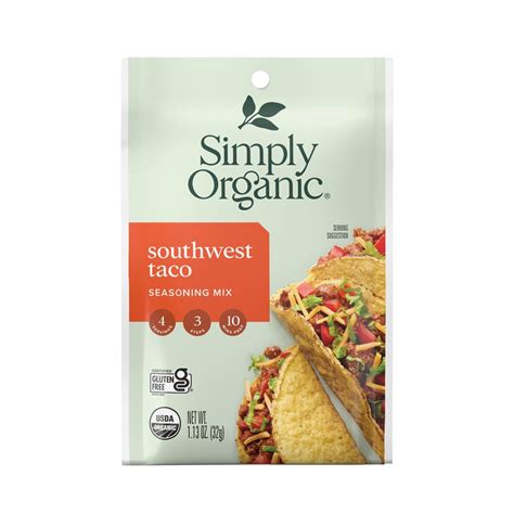 Is Simply Organic Southwest Taco gluten free